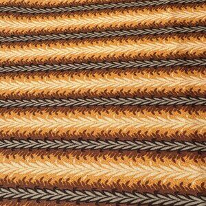 Jo Morton for Andover Fabrics Brown & Beige Chevron Print Quilting Cotton 15x22"